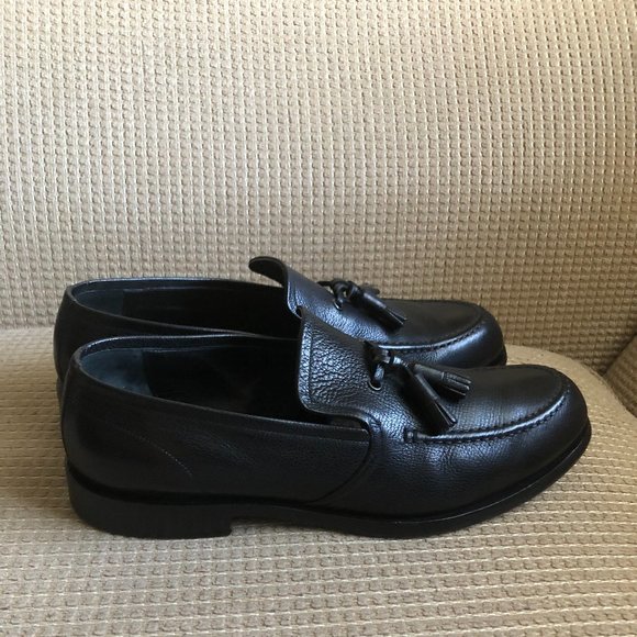 Jimmy Choo Men\'s Black Leather Tassel Shoes main image 9